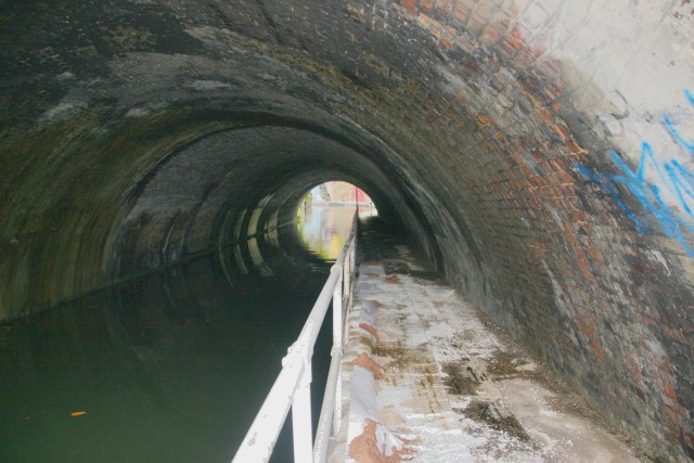 Peep into the tunnel showing extent of works