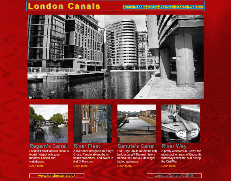 London Canals' newer look 29th October 2015